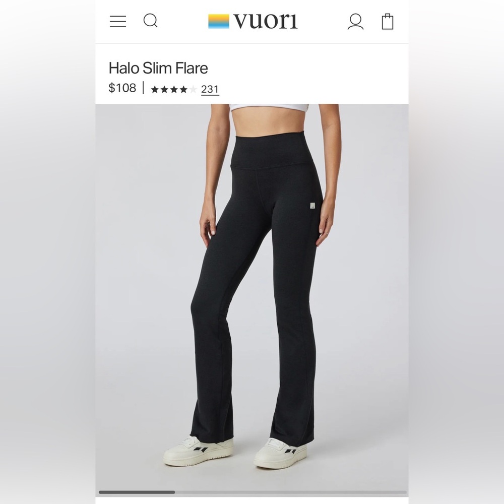 Vuori Halo Slim Flare Pant